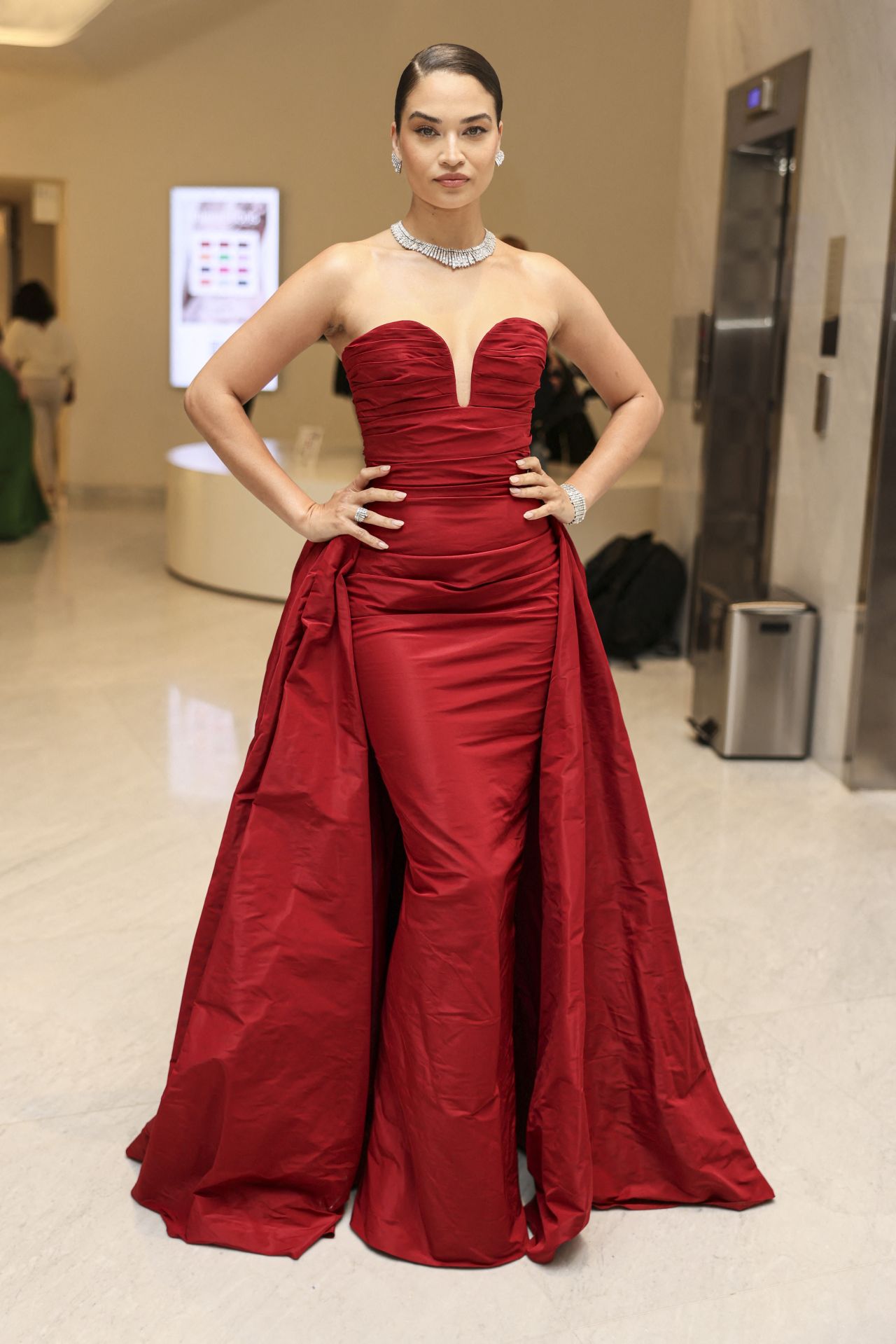 Shanina Shaik at 2024 Cannes Film Festival Opening Ceremony Red Carpet17